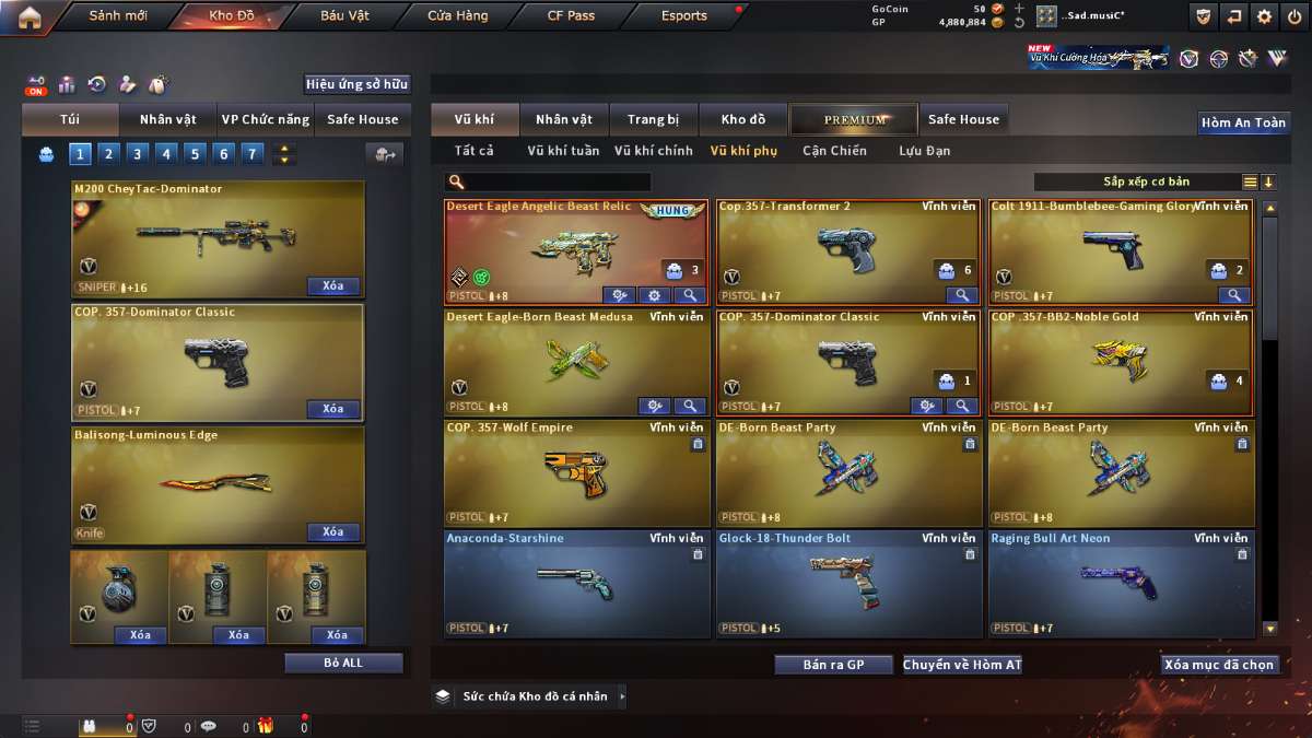 shop acc cf uy tin gia re
